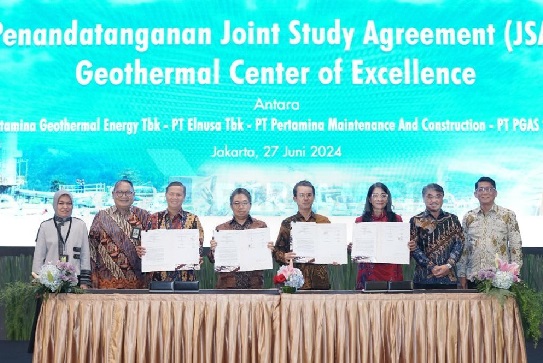 PGE Gaet Elnusa, PertaMC dan PGAS Solution Wujudkan Energi Bersih