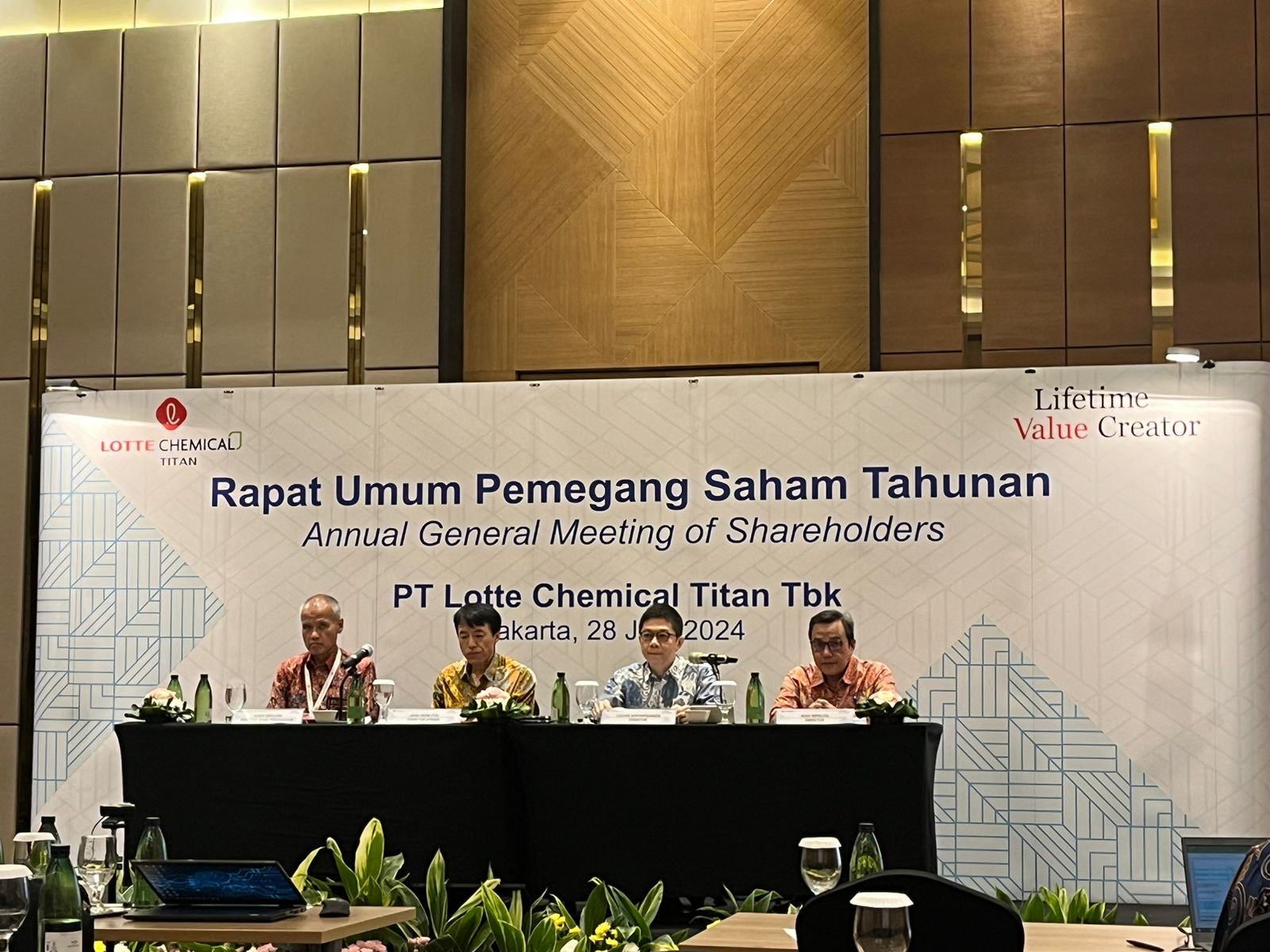 RUPST FPNI, Setujui Penambahan Usaha Lotte Chemical Titan Nusantara 