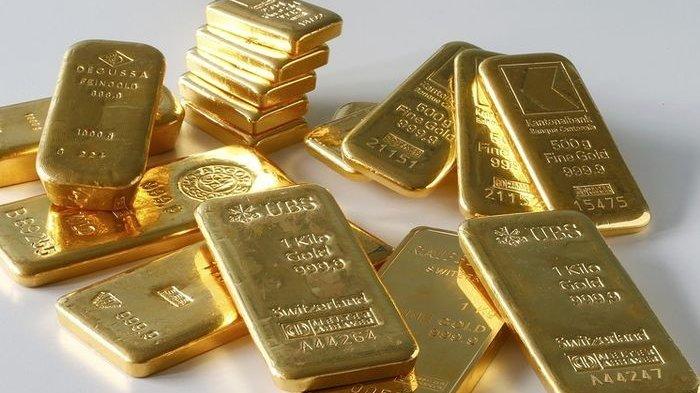 Harga Emas Antam Kembali Turun Rp6.000 per Gram