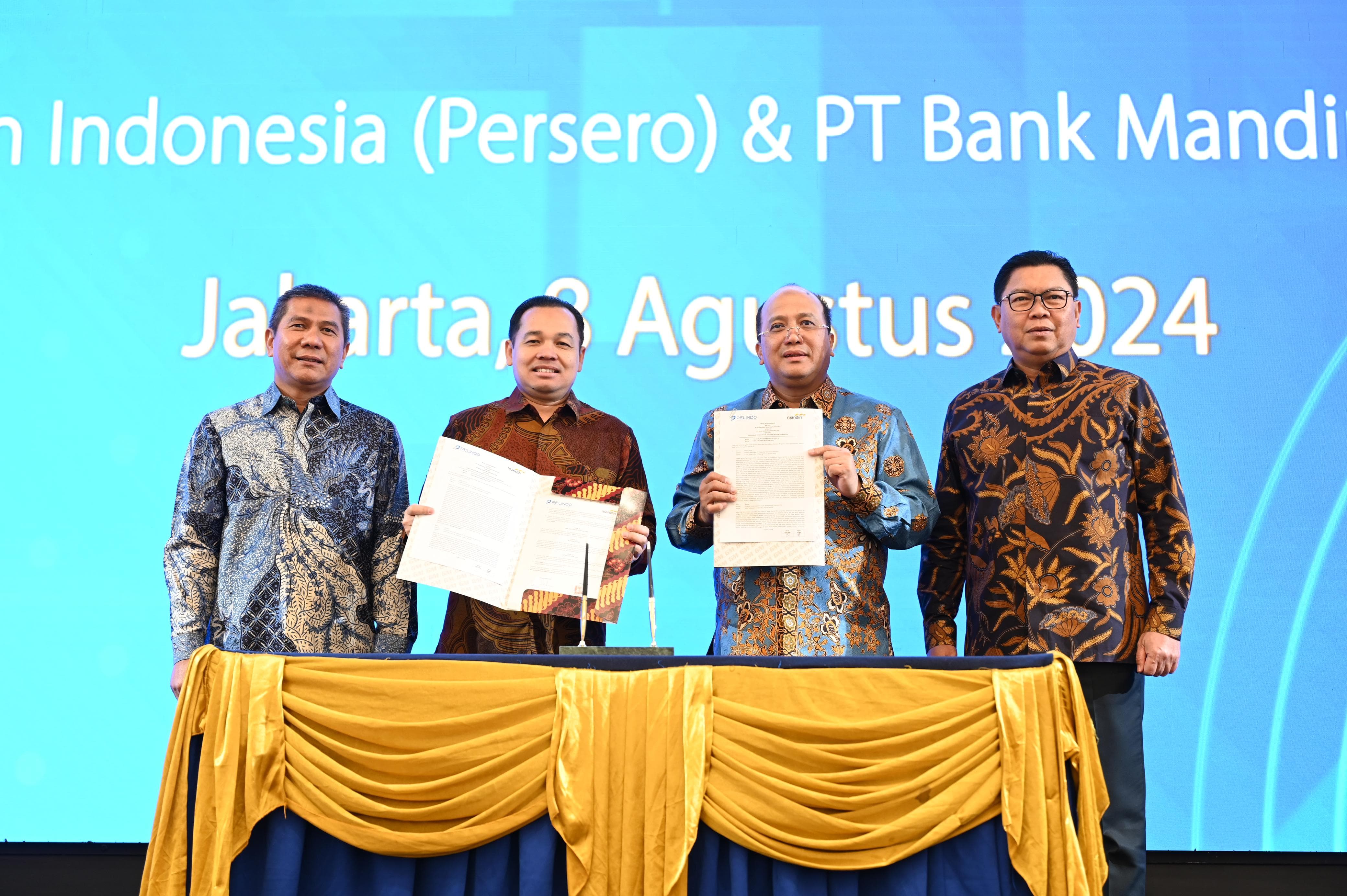 Mandiri (BMRI) Gandeng Pelindo Tingkatkan Kualitas Infrastruktur