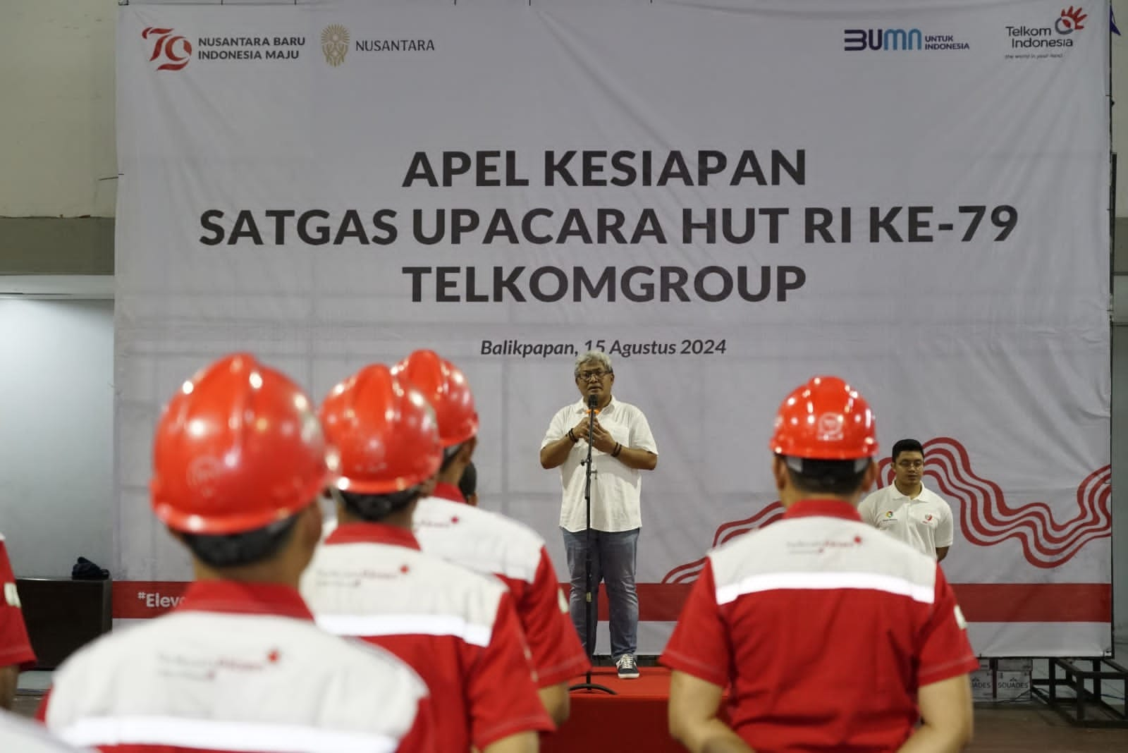 Kawal Upacara HUT Ke-79 RI di IKN, TelkomGroup Siagakan 200 Personil