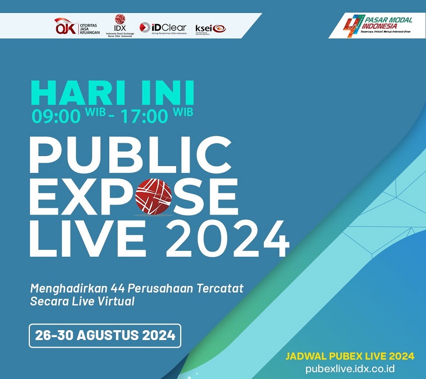 44 Emiten Ramaikan Public Expose Live 2024, Cek Disini