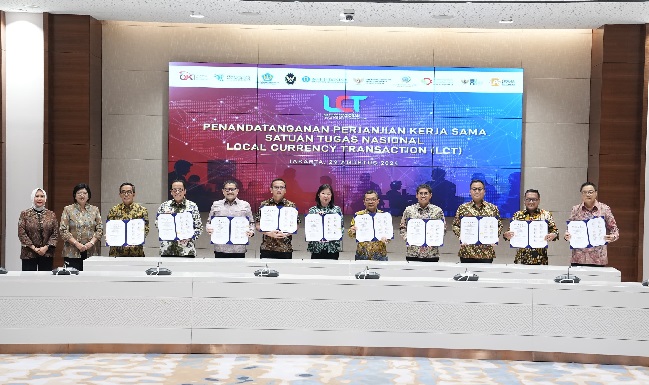 Kementerian/Lembaga Komitmen Tingkatkan Penggunaan Mata Uang Lokal