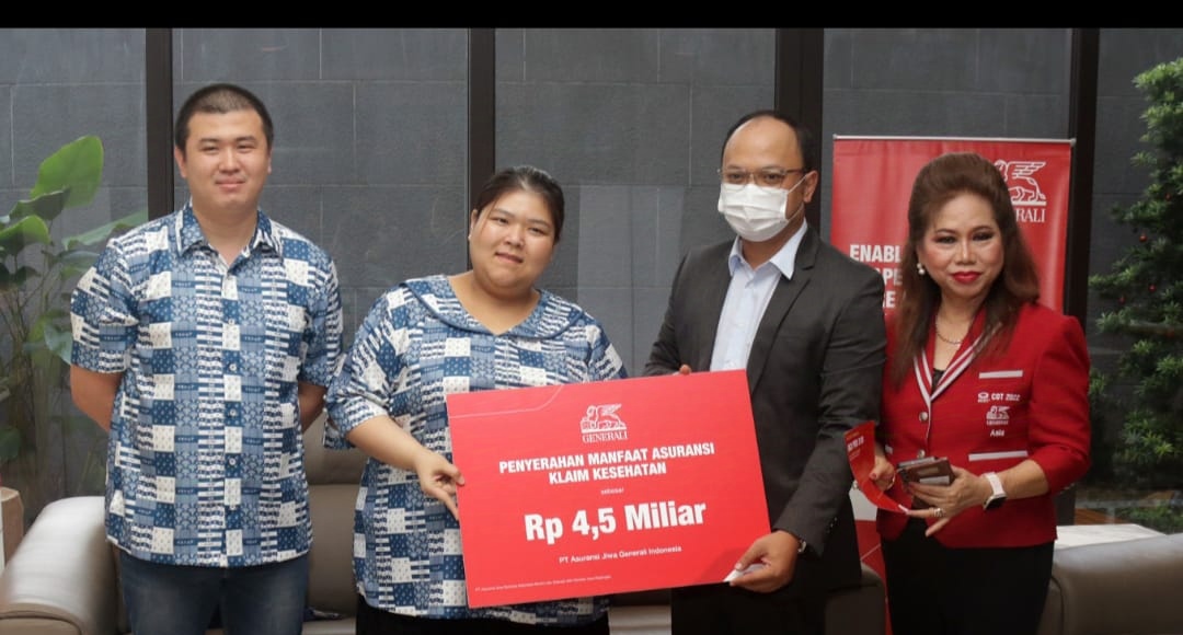 Generali Indonesia Bayar Rp4,5 Miliar Klaim Pasien Kanker di Semarang