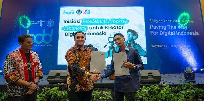 Hijra Bank dan Kemenparekraf Sinergi salurkan Pembiayaan Syariah HAKI