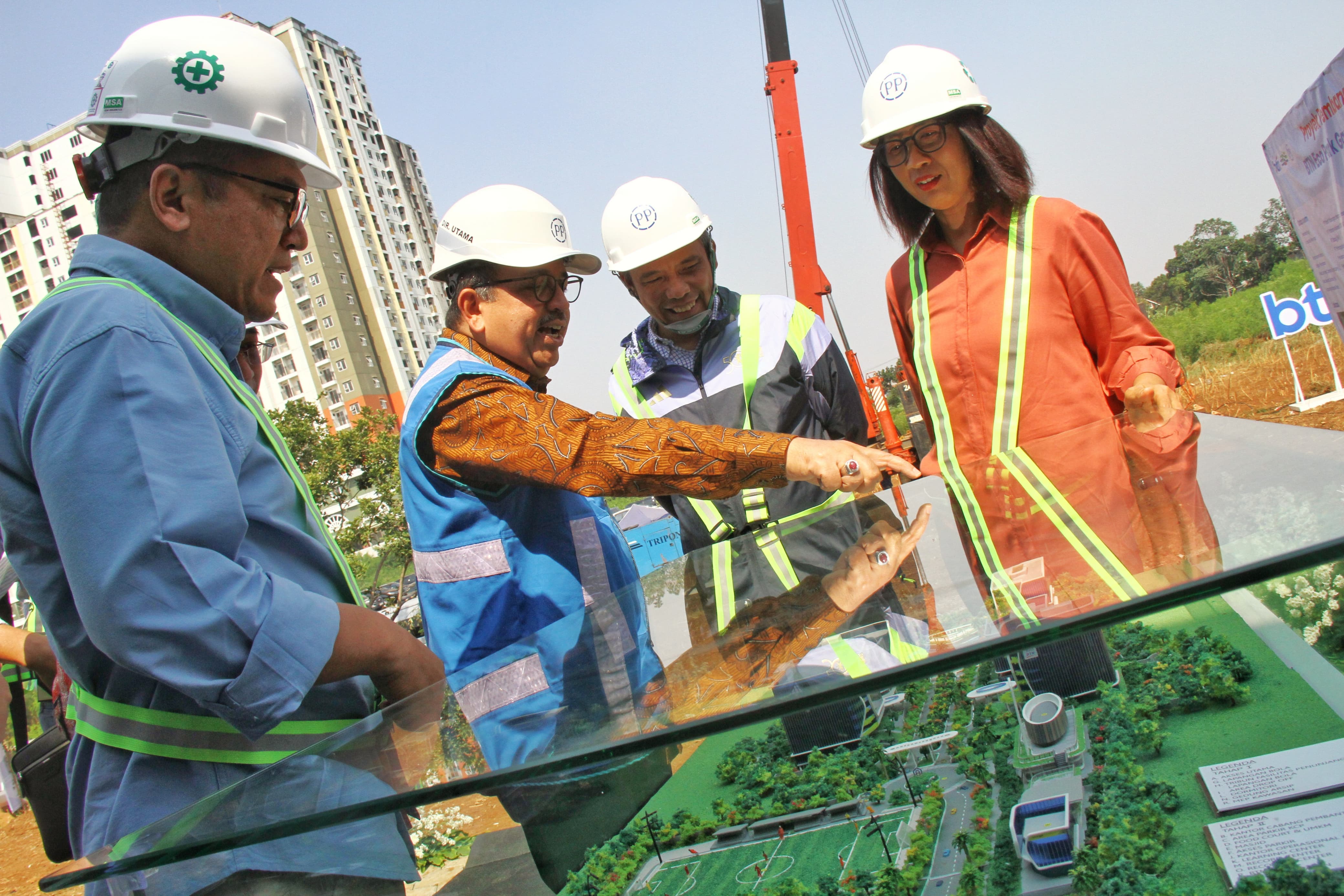 Usung Konsep Ramah Lingkungan, BTN Groundbreaking Ecopark Gandul