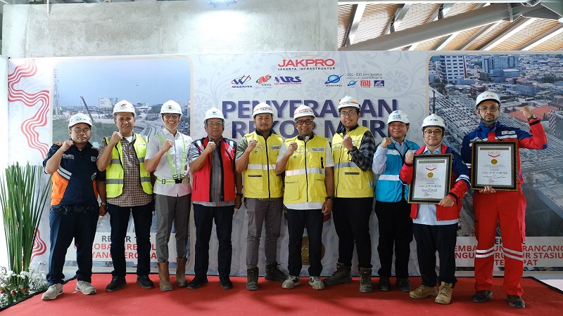 Waskita (WSKT) Progres Proyek LRT Jakarta Fase 1B