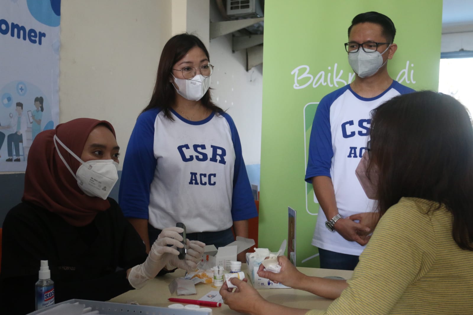 Songsong HUT ke 40, ACC Berbagi Pemeriksaan Kesehatan Gratis di Depok