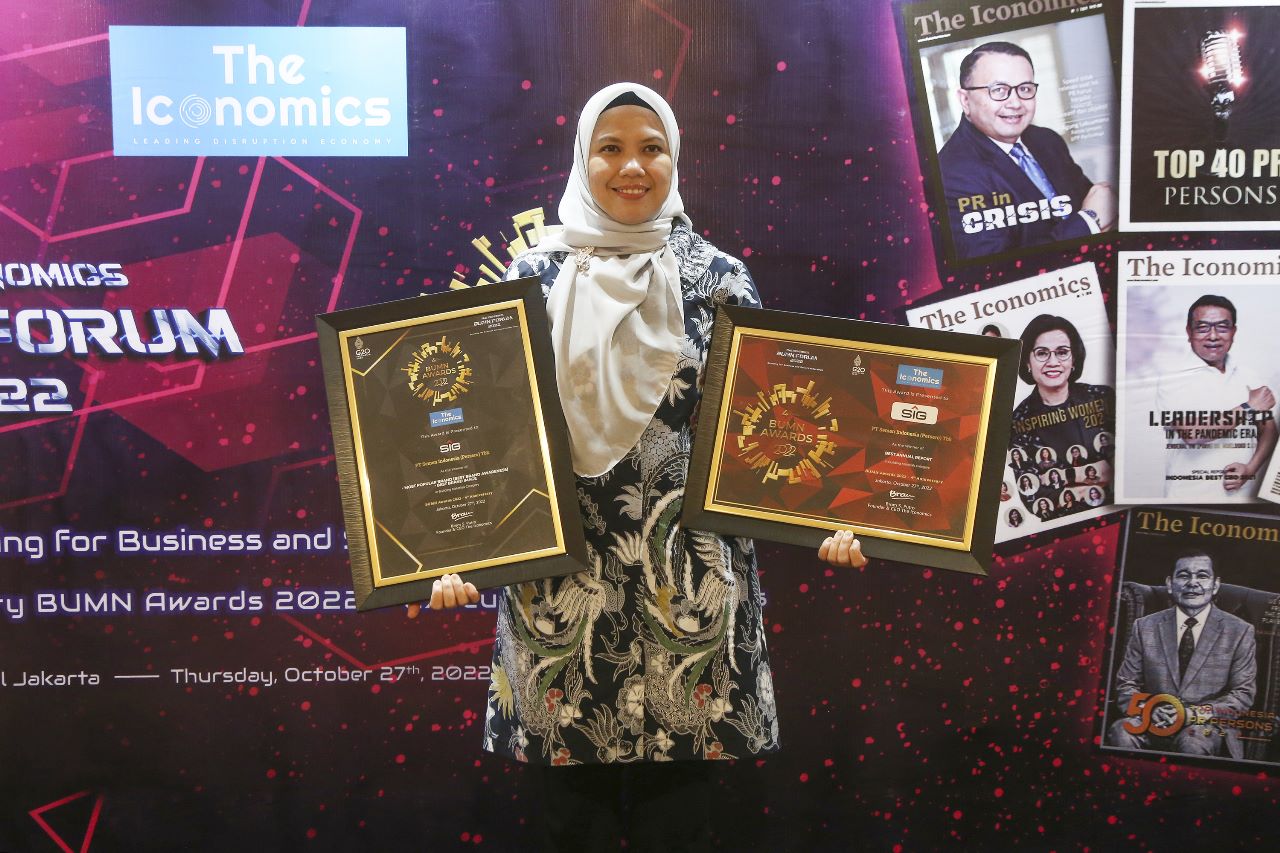 SIG Raih Tiga Penghargaan pada Ajang BUMN Awards 2022 dari The Iconomics