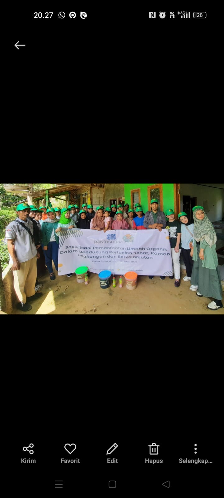 Kolaborasi Mahasiswa Magister Paramadina dan Petani Sosialisasi Pemanfaatan Limbah Organik
