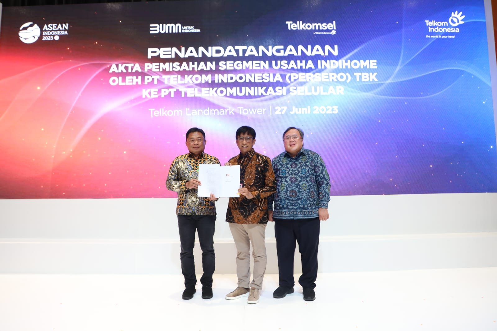 Percepat Konektivitas Digital Indonesia, Telkom Resmi Integrasikan IndiHome ke Telkomsel