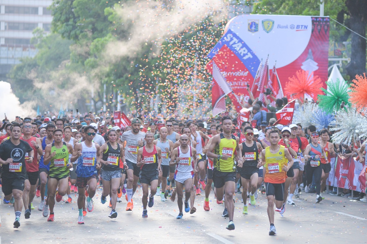 Sukses! 12.600 Pelari Ramaikan BTN Jakarta Run 2023