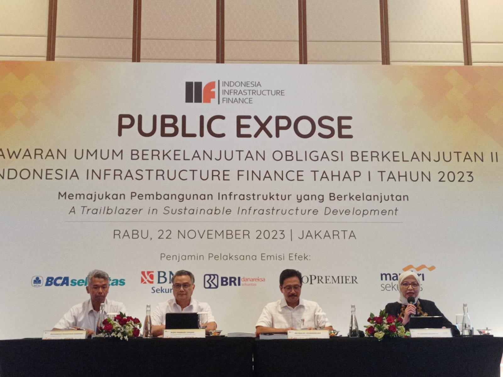 Indonesia Infrastructure Finance Patok Penyaluran Pembiayaan 2024 Naik 20% Jadi Rp3 T