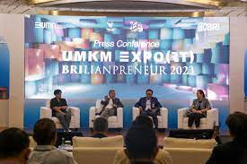 UMKM EXPO(RT) BRILIANPRENEUR 2023, BRI Dorong Pelaku Usaha Indonesia Go Global