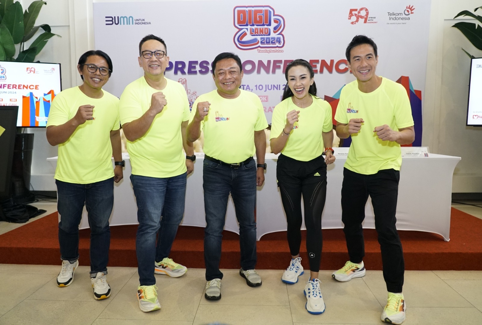 HUT Ke-59 Telkom, Antusiasme Tinggi Untuk Ikuti Digiland Run 2024