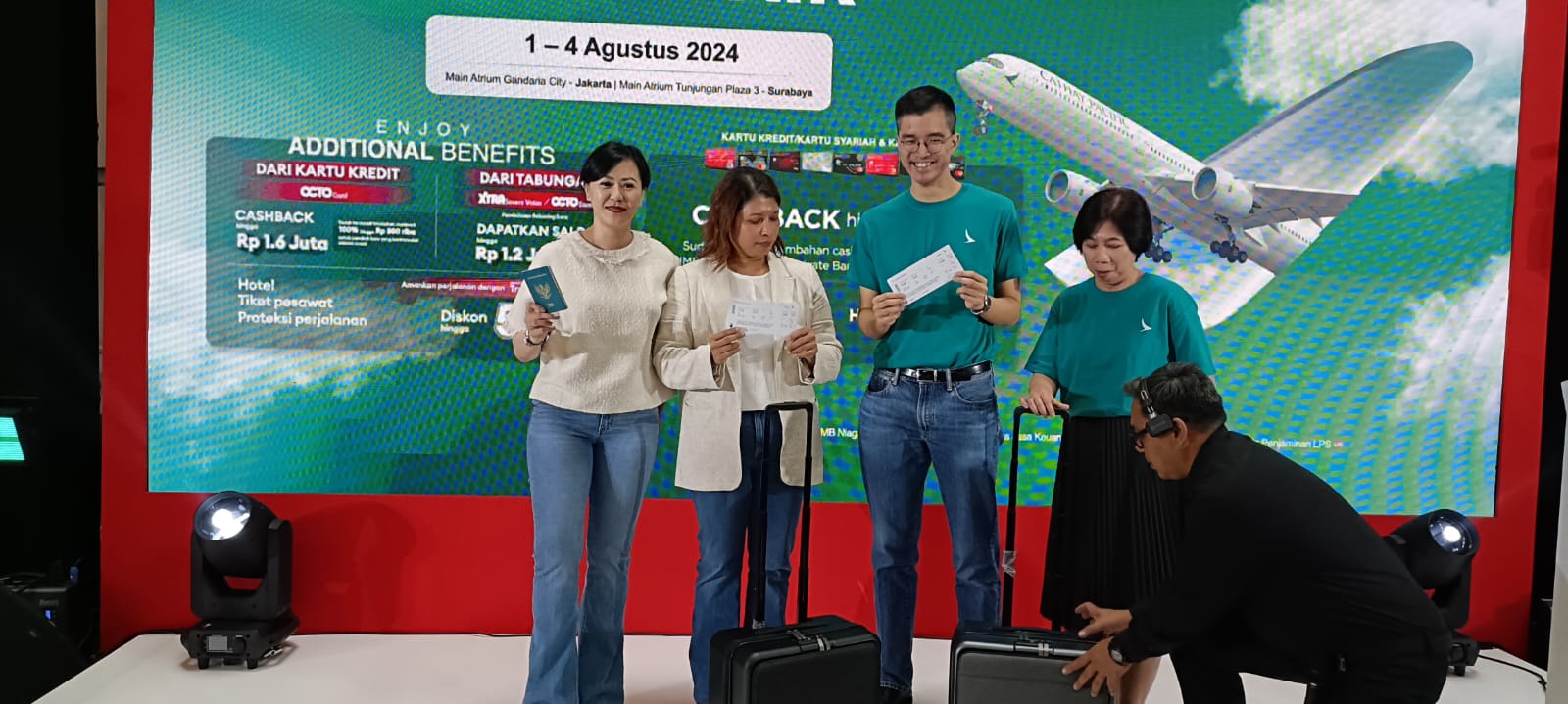 Kolaborasi CIMB Niaga (BNGA) dan Cathay Gelar Cathay Travel Fair 2024