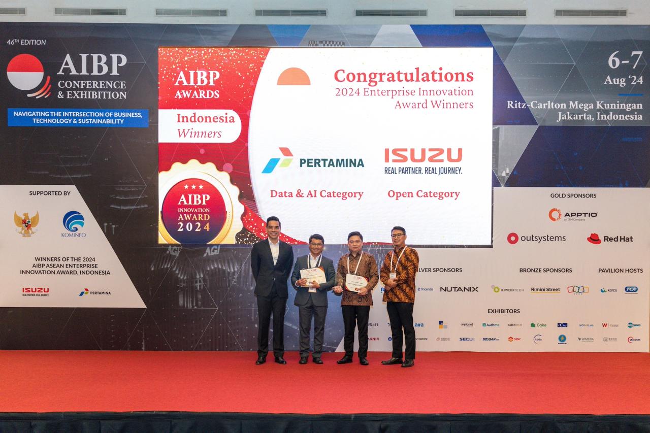 Pertamina dan Isuzu Astra Raih AIBP Enterprise Innovation Award 2024