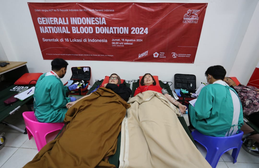 Generali Indonesia Gelar Donor Darah Serempak di Seluruh Indonesia