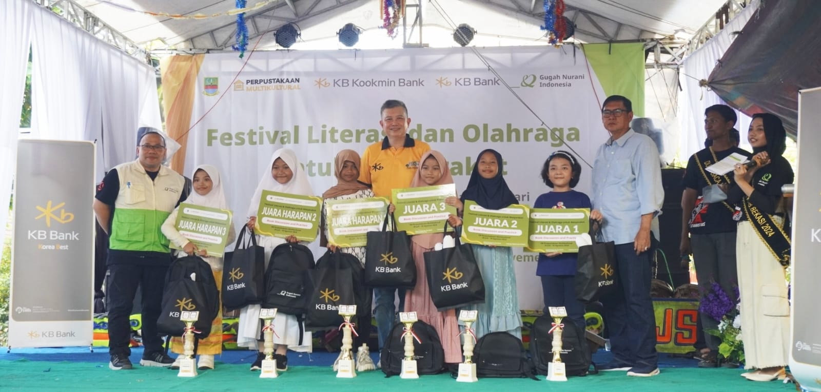 HUT Kemerdekaan RI, KB Bank Dukung Festival Literasi dan Olahraga