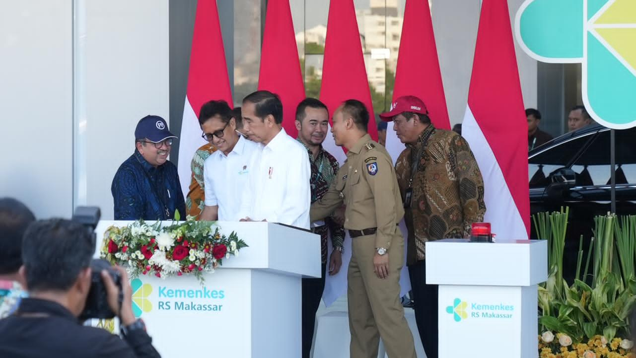 Dibangun PTPP, Jokowi Resmikan RS Terbesar di Indonesia Bagian Timur