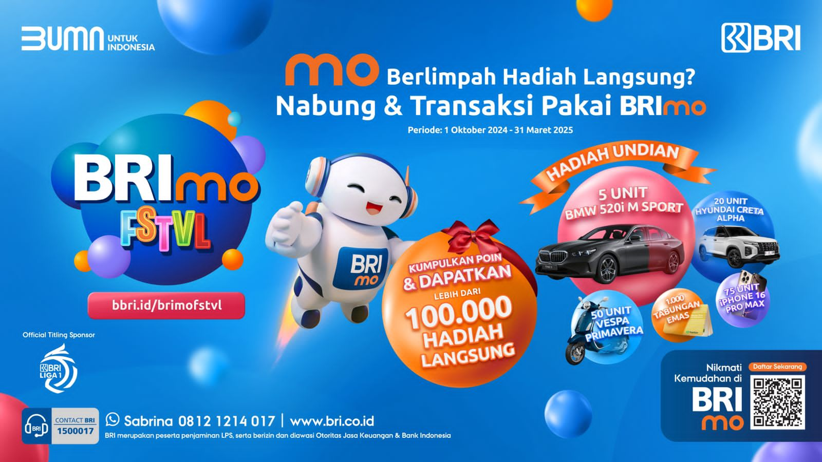 BRImo FSTVL Hadir Kembali Untuk Pengguna Setia Super Apps BRImo