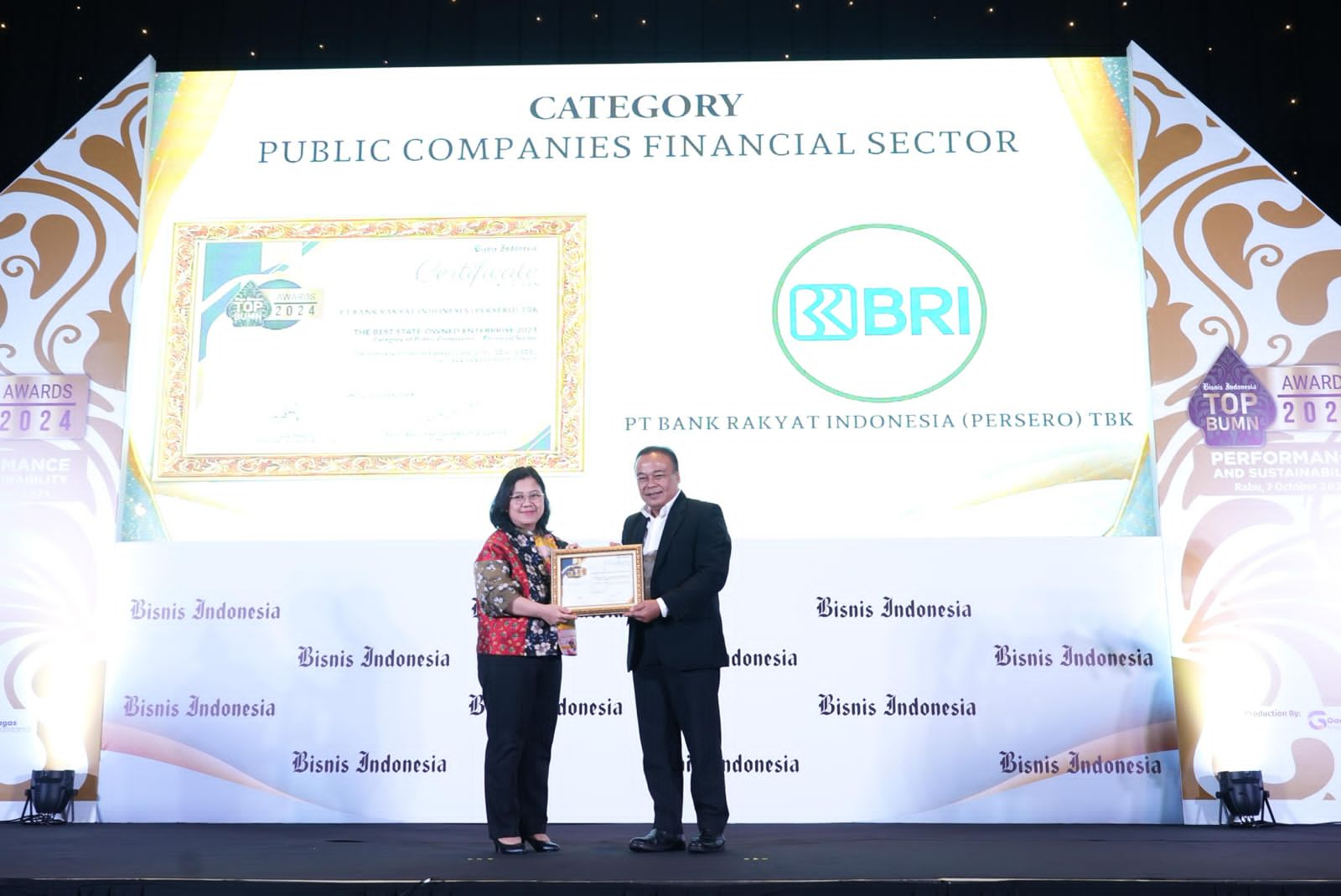 TOP BUMN Awards 2024, BRI Raih 3 Penghargaan, Dirut Sunarso Best CEO